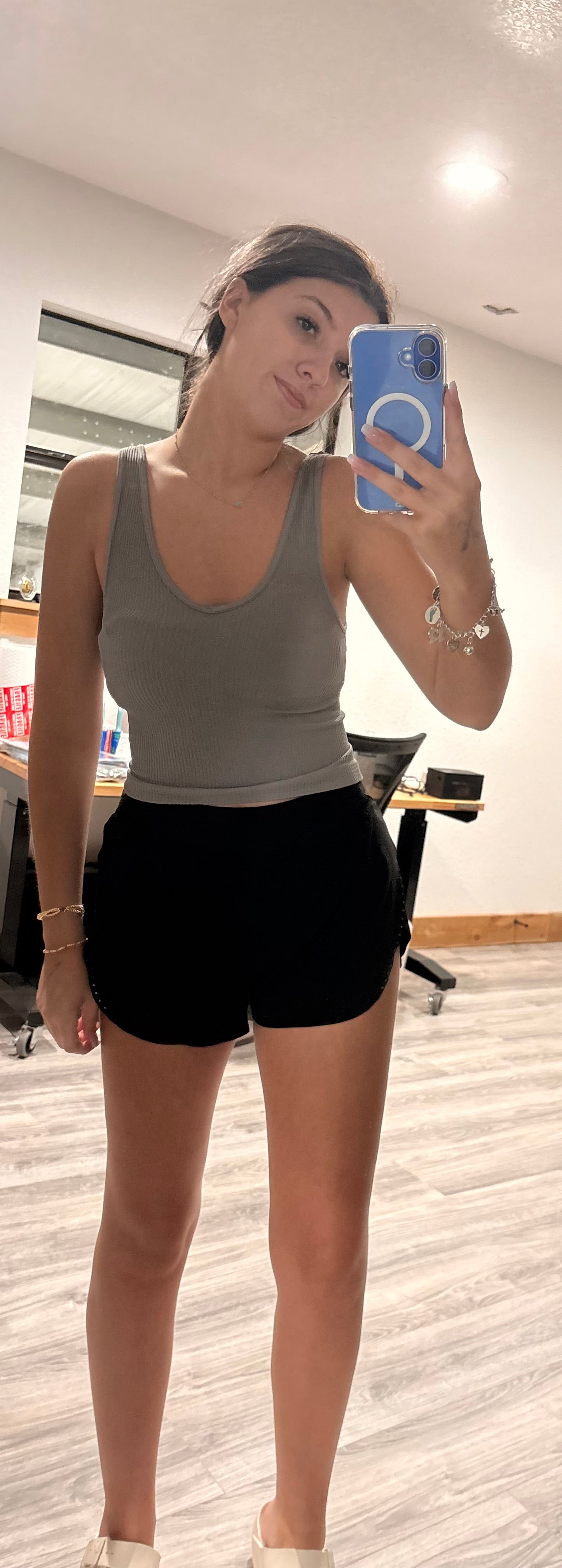 Reversible Ribbed Cop Top