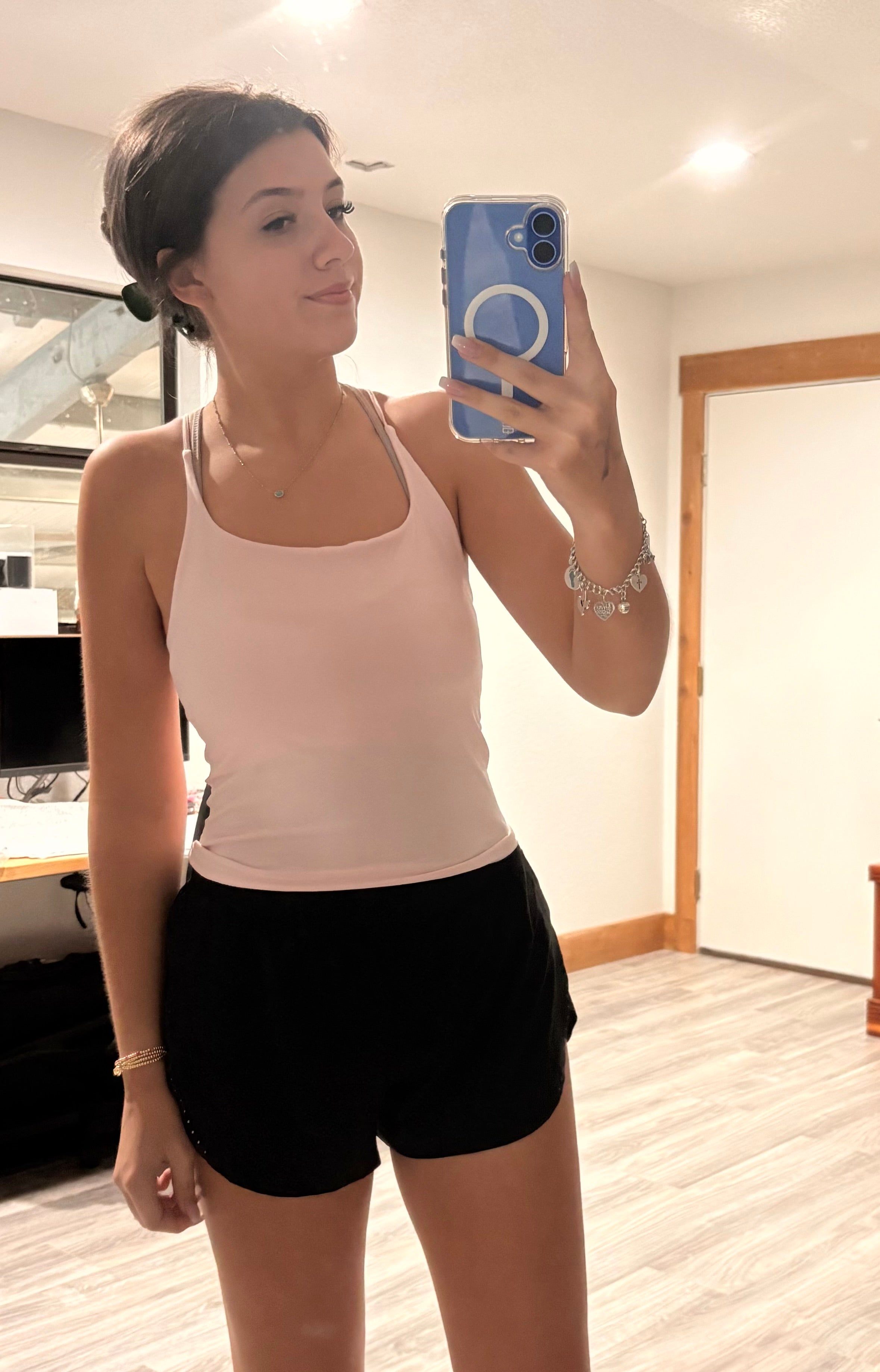 Square Cami Icy Pink