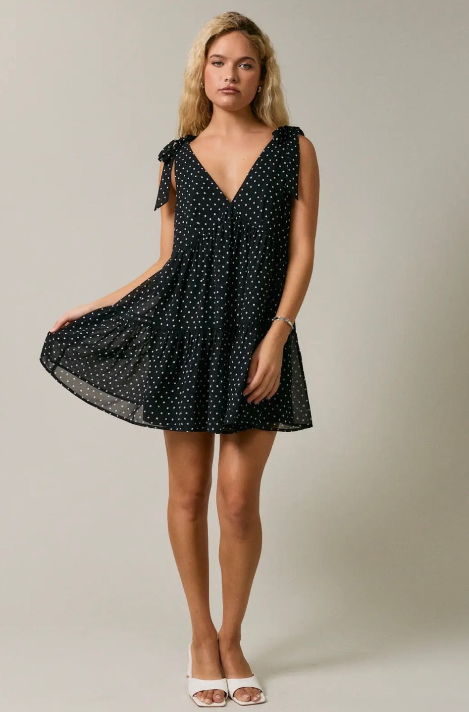 Polka Dot Mini Dress