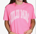 Lulu Mac Neon Pink Polka Dot Tee