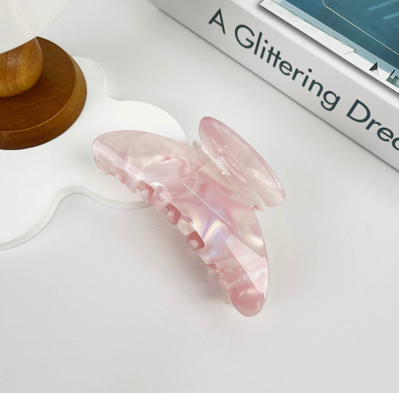 4.3" Large Moon Hair Clip